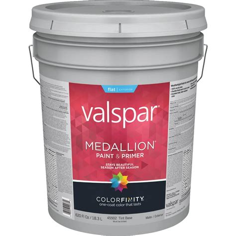 5 gallon exterior paint lowes - Shop Valspar Duramax Satin Base 1 Tintable Latex Exterior Paint + Primer (5-Gallon)undefined at Lowe's.com. Hot or cold, rain or shine. Valspar&#174; Duramax&#174; high-hiding Exterior Paint and Primer with Flex-Shield&#174; 365 Technology is designed for exceptional 